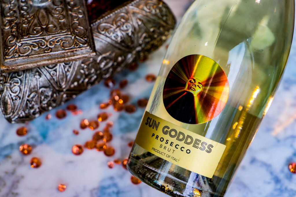 Bottle of Prosecco by Mary J. Blige's Sun Goddess Wines