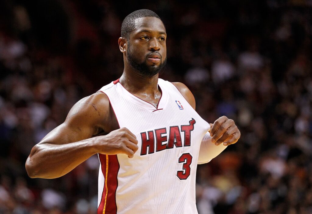 Dwyane Wade former NBA star for the Miami Heat.